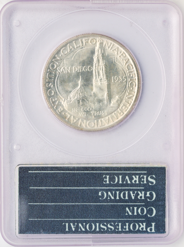 Buy 1935-S San Diego 50c Silver Commemorative PCGS MS65