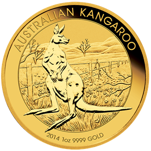 1 oz. Australian Gold Kangaroo (BU) (Dates Vary)