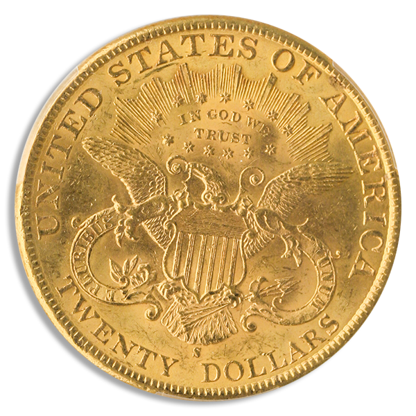 1899-S $20 Liberty PCGS MS63 CAC