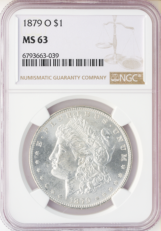 1879-O MORGAN $1 NGC