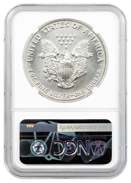 1991-S 1 oz Silver Eagle NGC