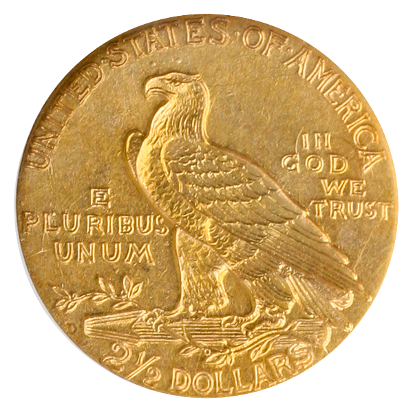 1911-D $2 1/2 Indian NGC AU58 CAC
