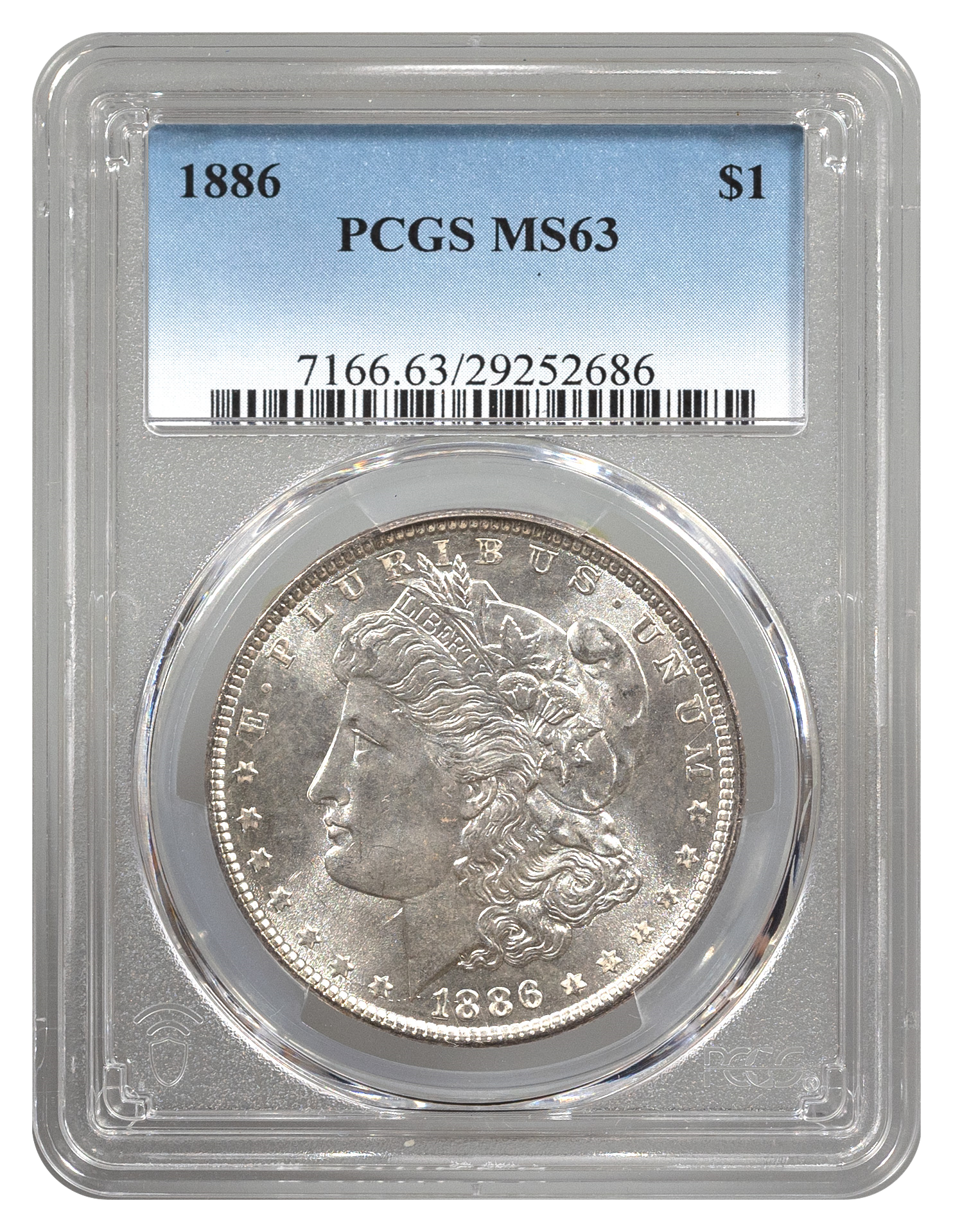 1886-S Morgan $1 PCGS MS63