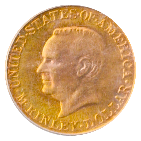 1917 McKinley $1 Gold Commemorative PCGS MS65 CAC