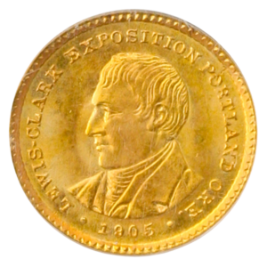 1905 Lewis and Clark Gold Commemorative PCGS MS64 CAC