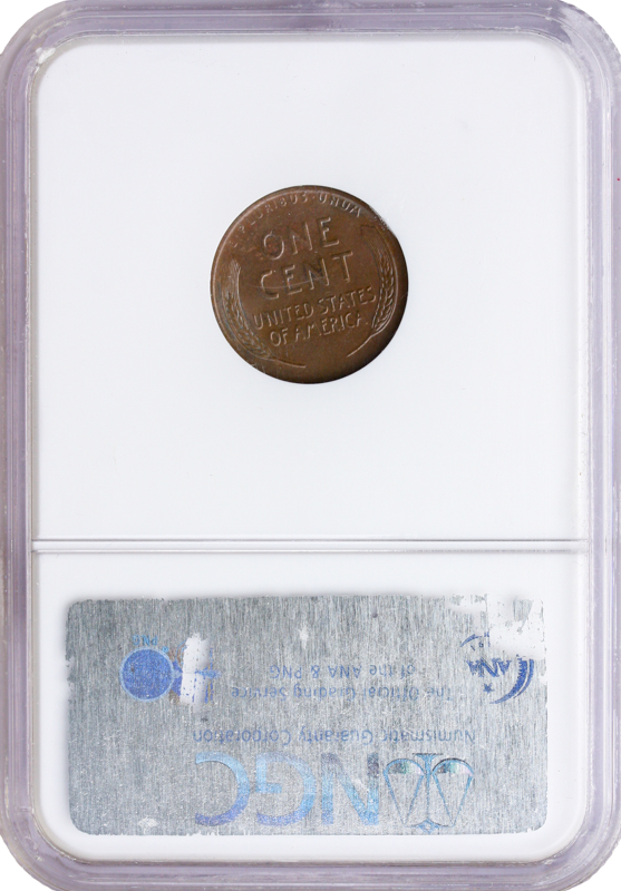 1955 Double Die Lincoln Cent NGC MS63 Brown