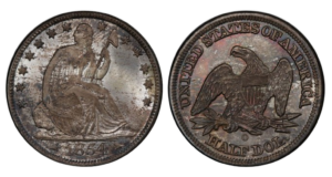 1854-O 50C Seated Liberty with Arrows 