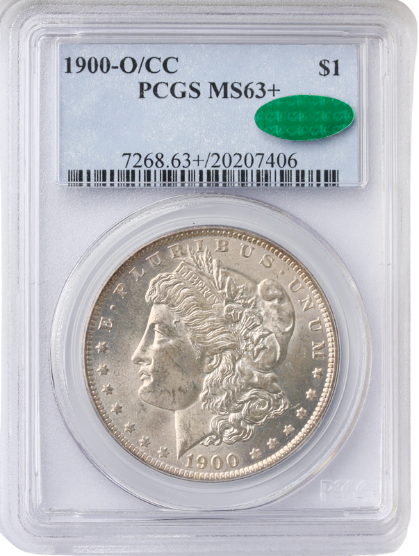 1900-O/CC Morgan $1 PCGS MS63 CAC