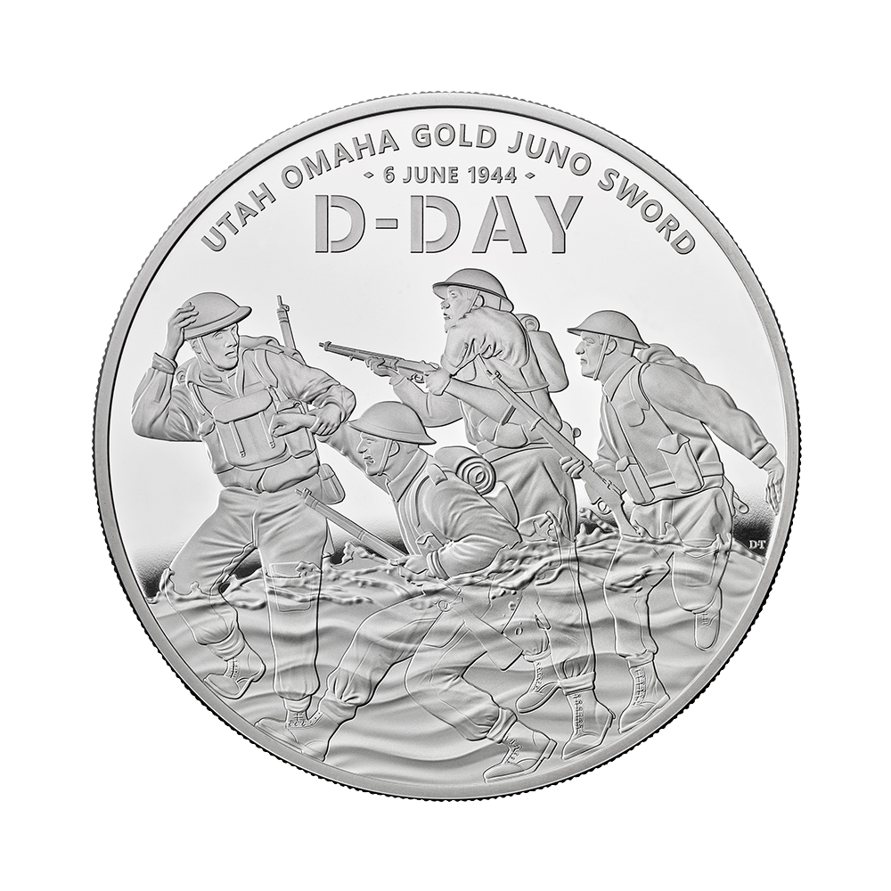 2024 British 5 oz. Silver D-Day Commemorative Proof