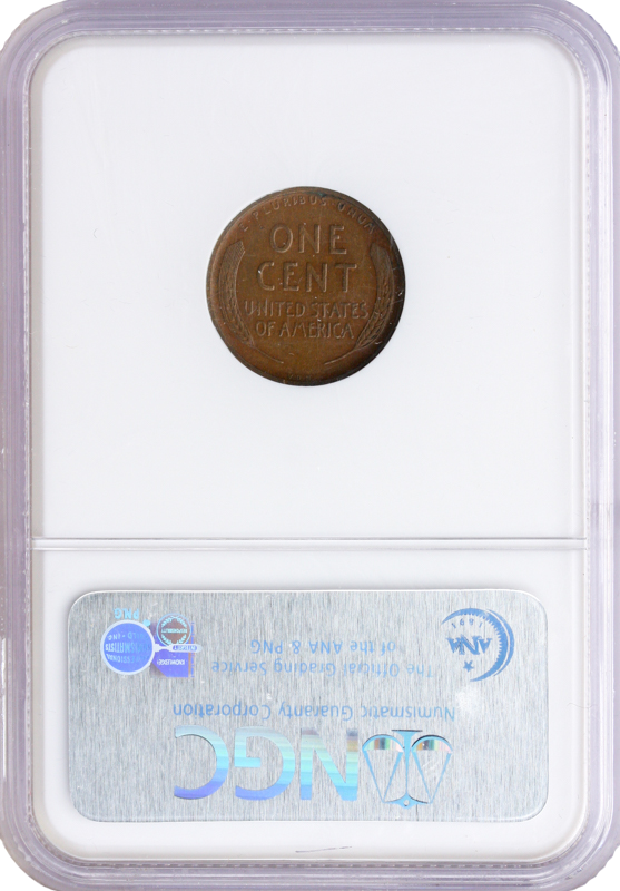 1909-S VDB Lincoln Cent NGC VF25 Brown CAC