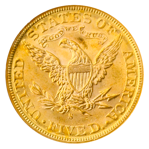 1898-S $5 Liberty NGC MS64