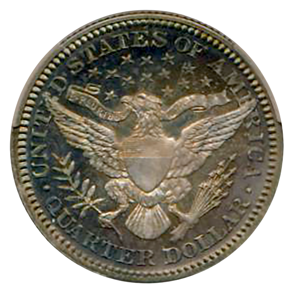 1912 Barber Quarter CACG PR68