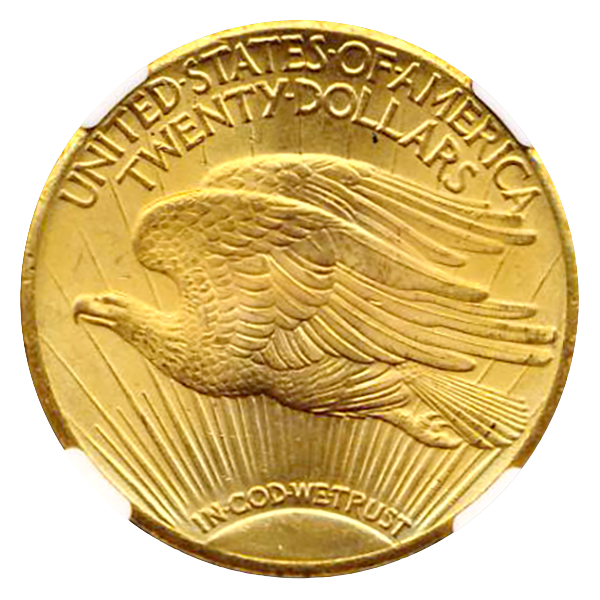 1927 $20 Saint Gaudens PCGS MS66 CAC