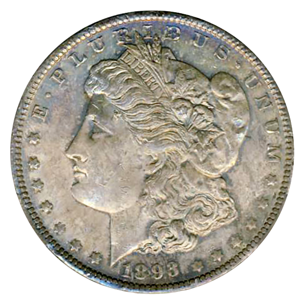 1893-O Morgan $1 CACG MS61