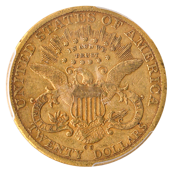 1885-CC $20 Liberty PCGS XF40 CAC