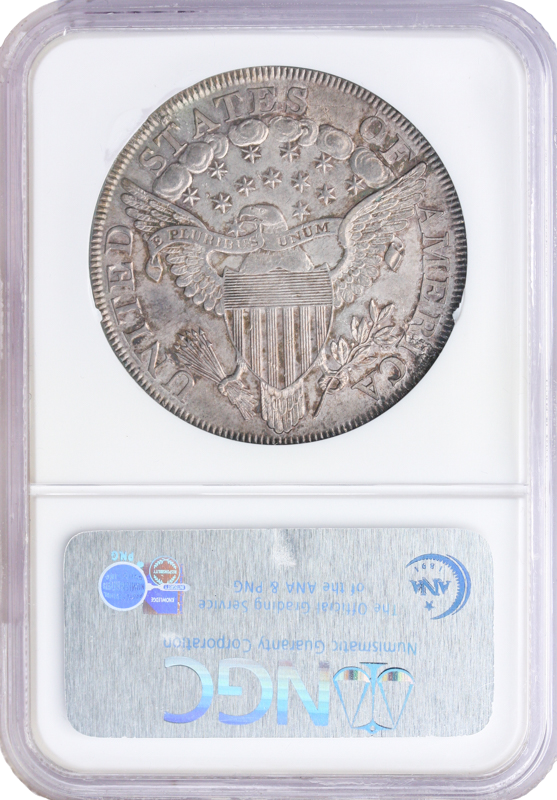 1799/8 Draped Bust $1 Large Eagle NGC MS62