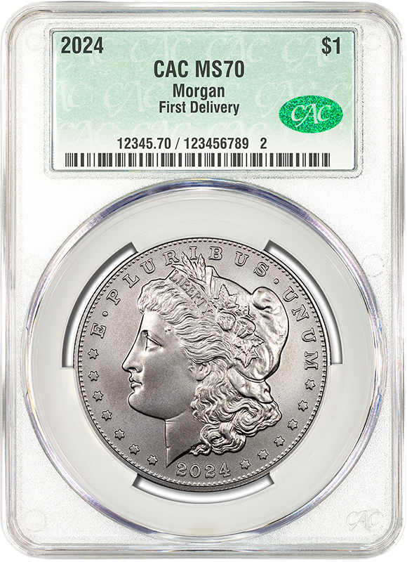 2024 Morgan Dollar CACG MS70 First Delivery