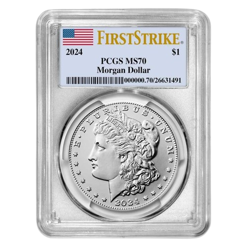 2024-P Morgan Dollar PCGS MS70 First Strike