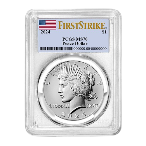 2024-P Peace Dollar PCGS MS70 First Strike