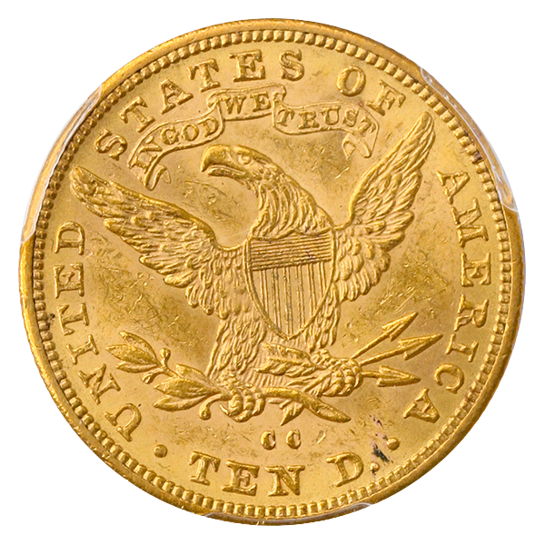 1890-CC $10 Liberty PCGS MS62