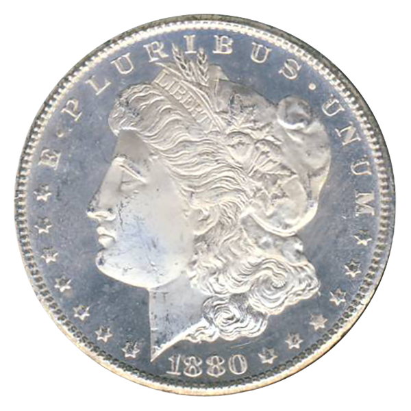 1880-CC Morgan $1 GSA CACG MS66