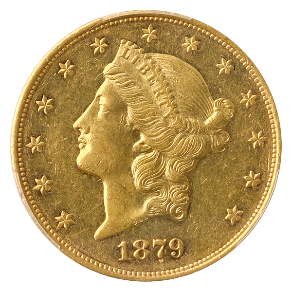 1879-O $20 Liberty PCGS AU58