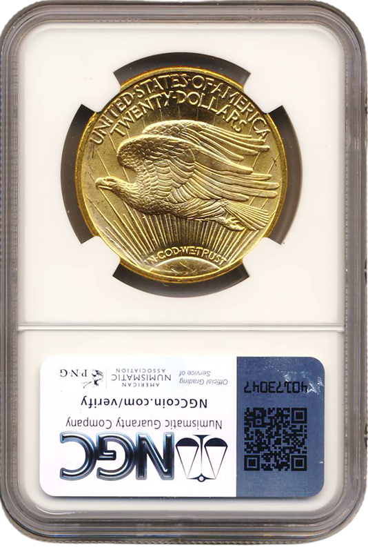 1914-S $20 Saint Gaudens NGC MS65 CAC