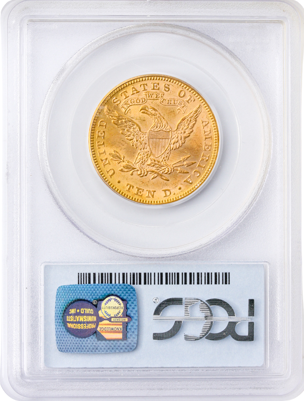 1893 $10 Liberty PCGS MS62