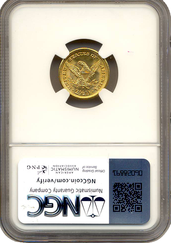 1903 $2.50 Liberty NGC MS67 CAC