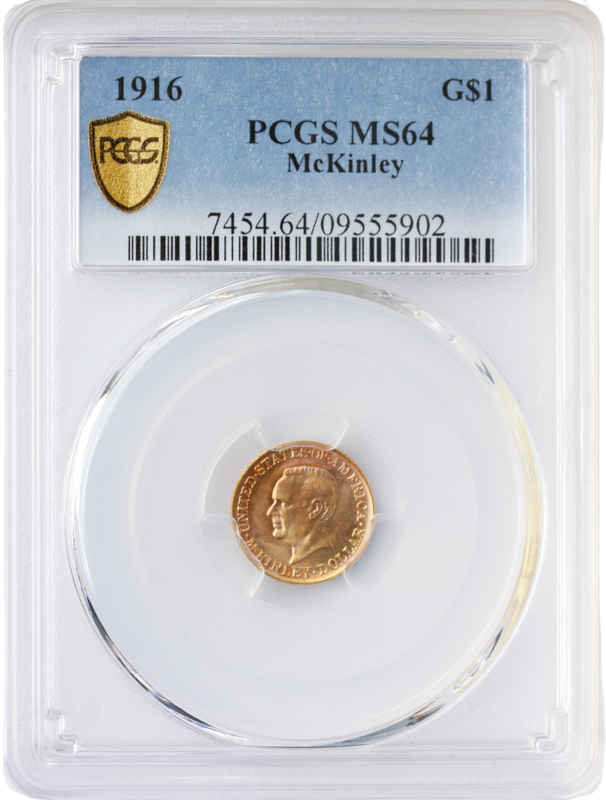 1916 $ MicKinley PCGS MS64