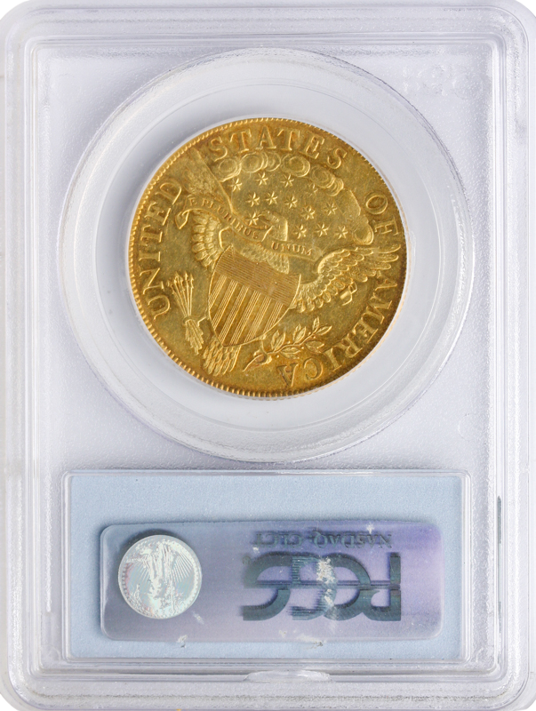 1803 $10 Draped Bust Small Stars Reverse PCGS AU55 CAC