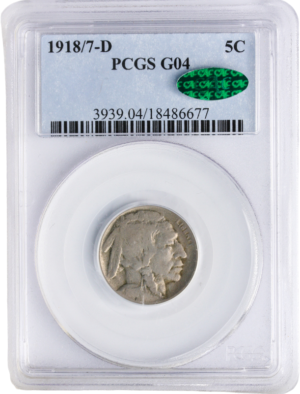 1918/7-D Buffalo Nickel PCGS CAC