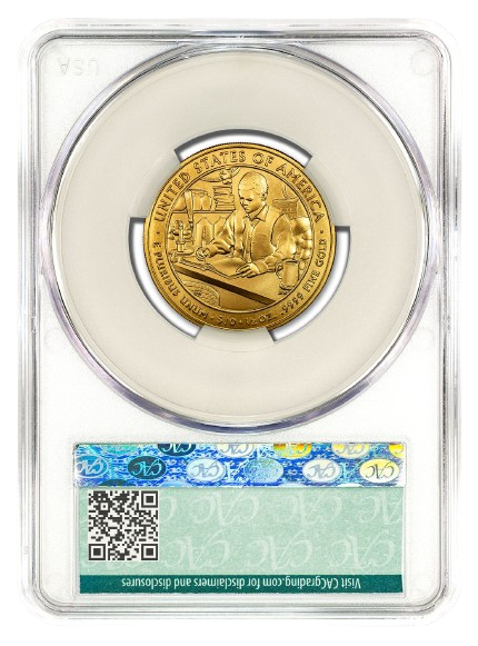 2010-W $10 Gold First Spouse CACG MS70 - Buchanan's Liberty