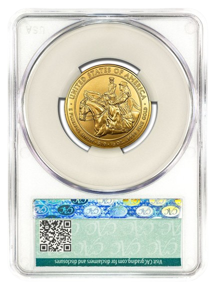 2011-W $10 Gold First Spouse CACG MS70 - Julia Grant