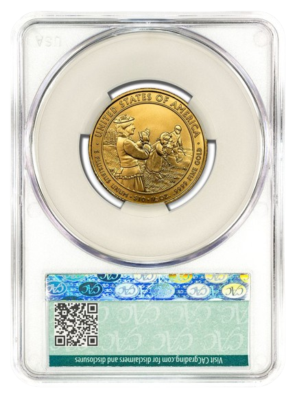 2011-W $10 Gold First Spouse CACG MS70 - Lucy Hayes