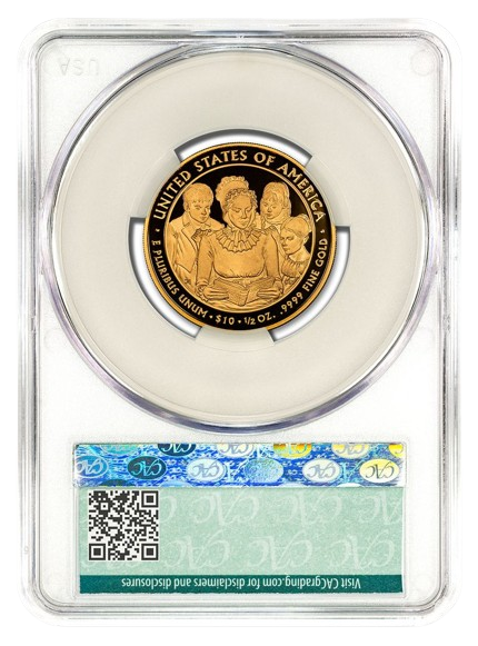 2009-W $10 Gold First Spouse CACG PR70DCAM - Anna Harrison