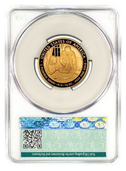 2009-W $10 Gold First Spouse CACG PR70DCAM - Sarah Polk