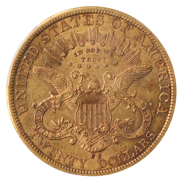 1878-CC $20 Liberty PCGS XF45 CAC