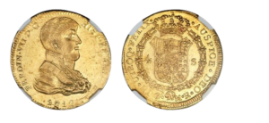 4 Escudos - Ferdinand VII Guadalajara 