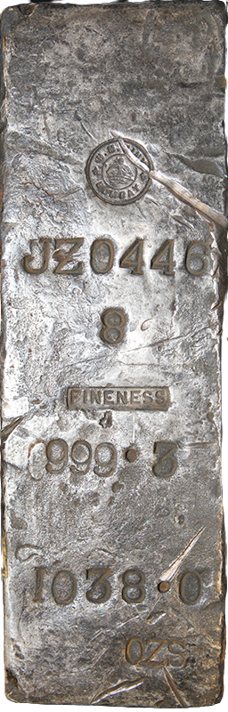 Gairsoppa Bar JZ-0446/8 Fine 999.3 Oz 1032.62