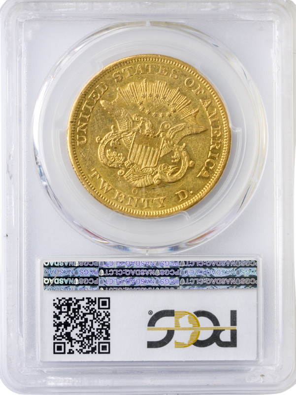 1855-O $20 Liberty PCGS AU55