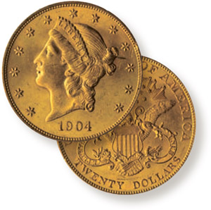 $20 Liberty Double Eagle Gold Coin