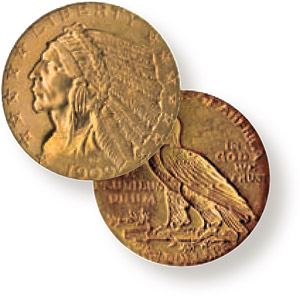 $5 Indian Half Eagle Gold Coin