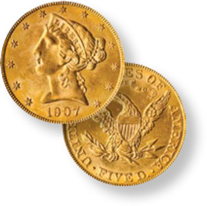 $5 Liberty Half Eagle Gold Coin