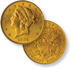 $20 Liberty Double Eagle Gold Coin