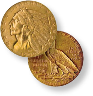 $5 Indian Half Eagle Gold Coin