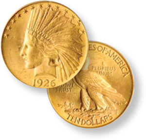 $10 Indian Eagle Gold Coin