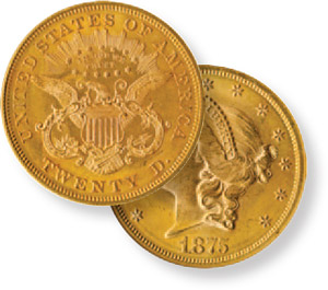 Liberty Double Eagle Type II 'With Motto" Gold Coins