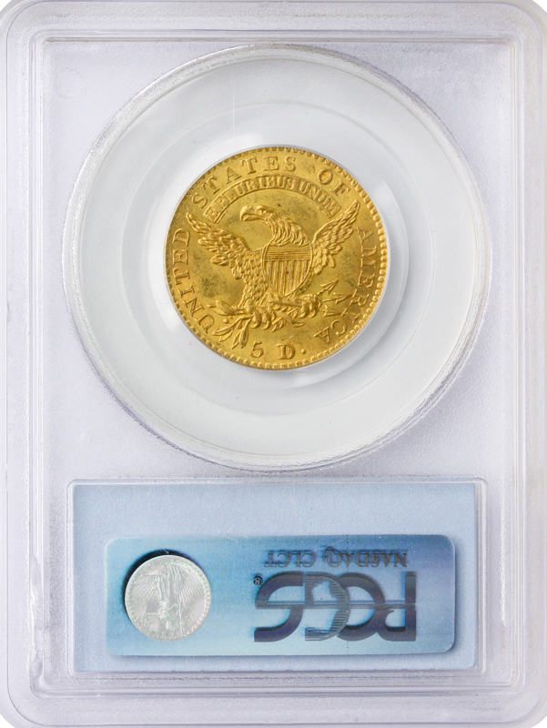 1813 $5 Capped Bust PCGS MS62