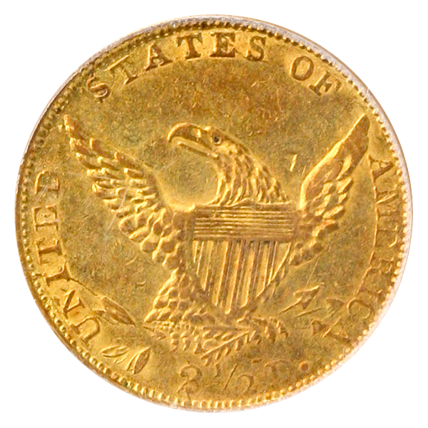 1839-O $2.50 Classic PCGS AU53